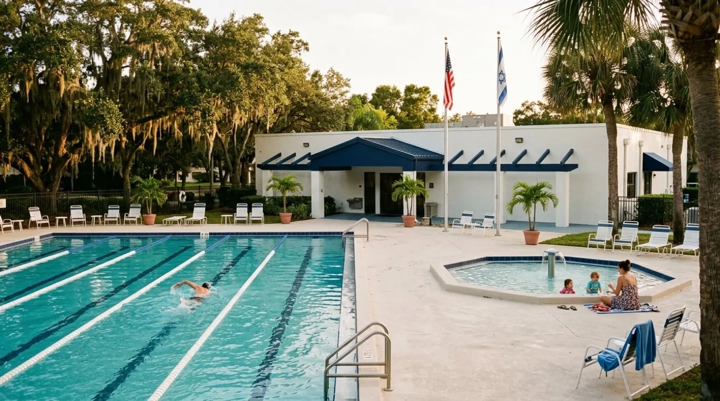 Shalom Orlando campus — pool and fitness